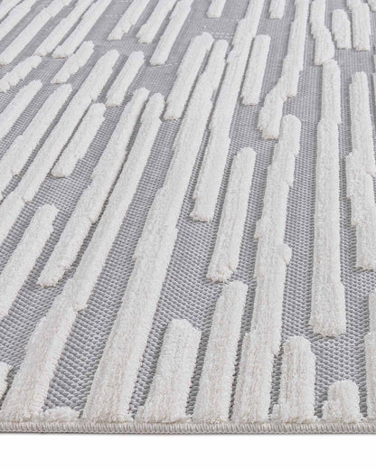 Roma 0023A Blanco Gris | Alfombra - Kodaz CarpetKodaz Carpet