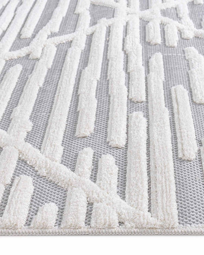 Roma 0024A Blanco Gris | Alfombra - Kodaz CarpetKodaz Carpet