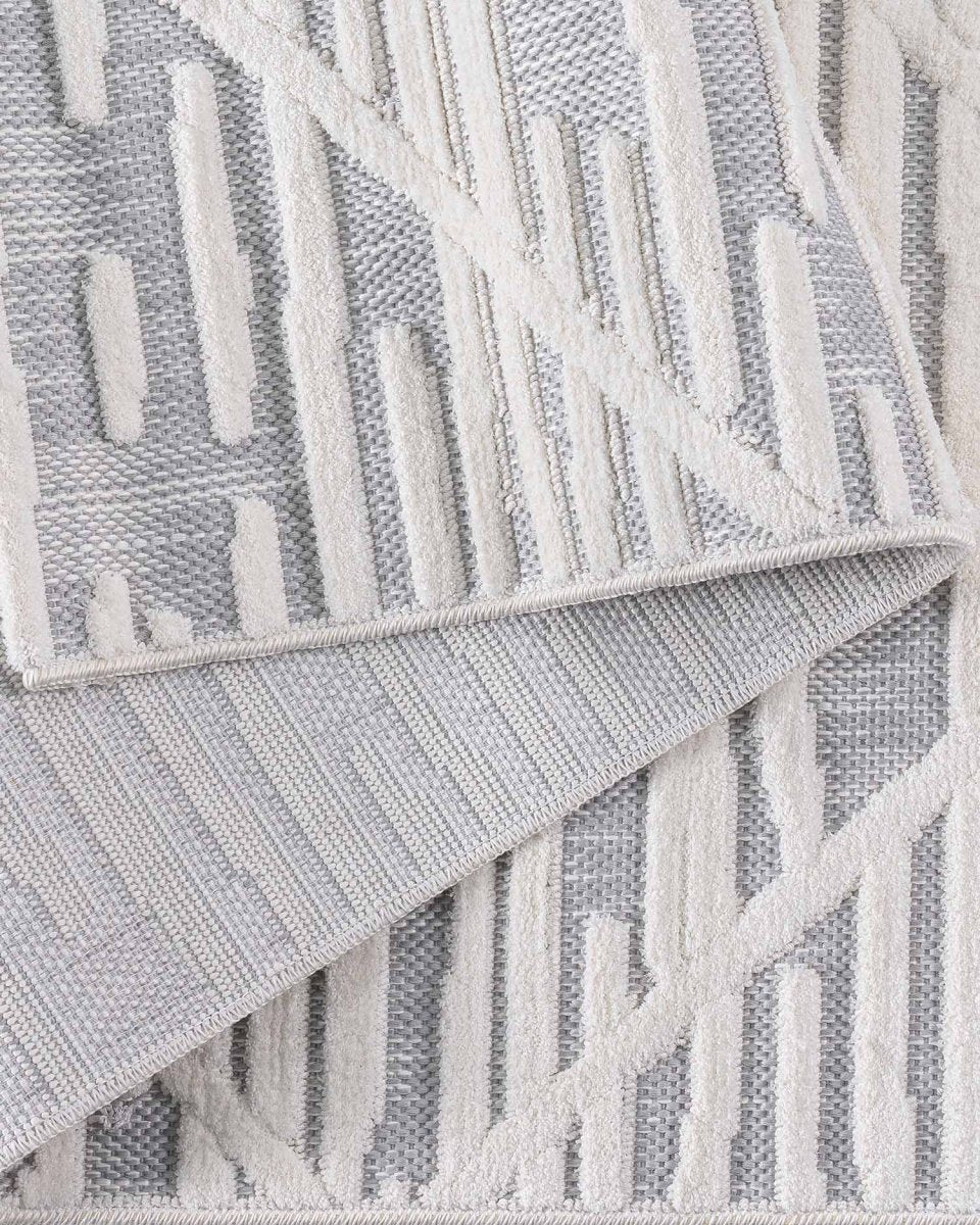 Roma 0024A Blanco Gris | Alfombra - Kodaz CarpetKodaz Carpet