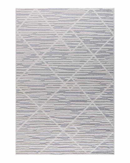 Roma 0024A Blanco Gris | Alfombra - Kodaz CarpetKodaz Carpet