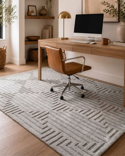 Roma 0025 Blanco Gris - Kodaz CarpetKodaz Carpet