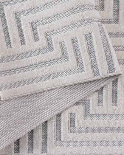 Roma 0025A Blanco Gris | Alfombra - Kodaz CarpetKodaz Carpet