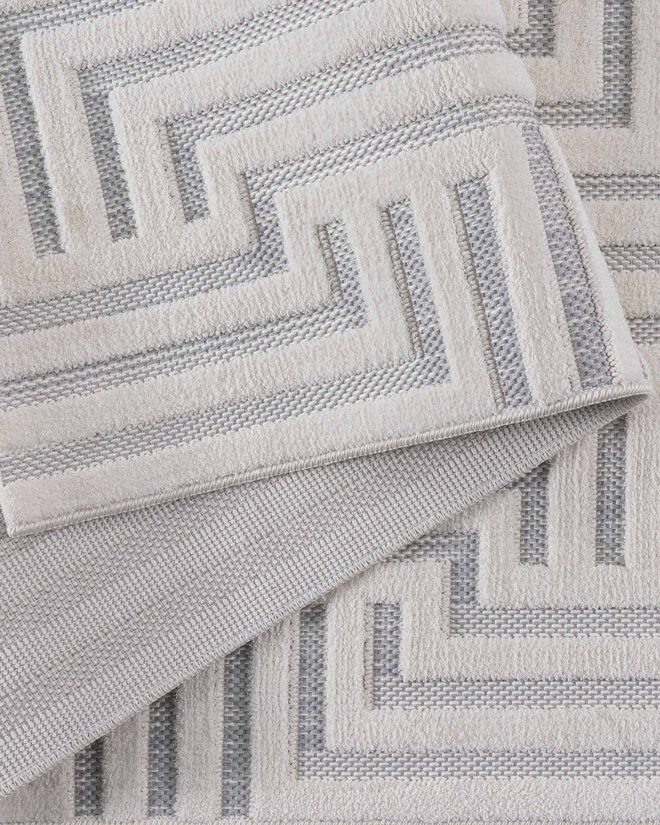 Roma 0025A Blanco Gris | Alfombra - Kodaz CarpetKodaz Carpet