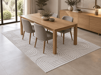 Roma 0026 Blanco Gris - Kodaz CarpetKodaz Carpet