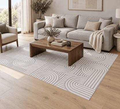 Roma 0026 Blanco Gris - Kodaz CarpetKodaz Carpet