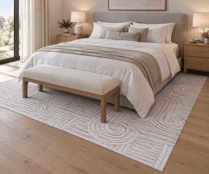 Roma 0026 Blanco Gris - Kodaz CarpetKodaz Carpet