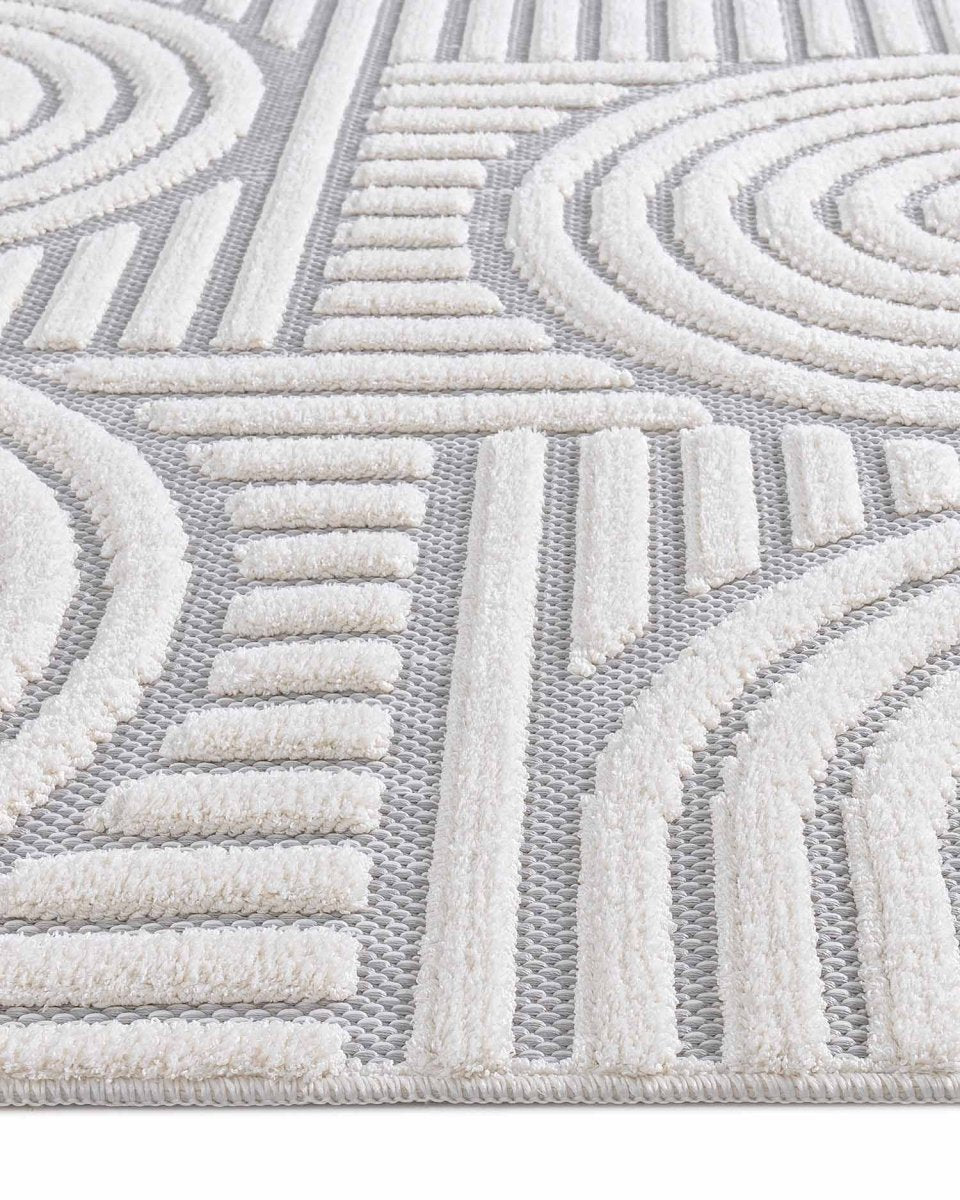 Roma 0026A Blanco Gris | Alfombra - Kodaz CarpetKodaz Carpet