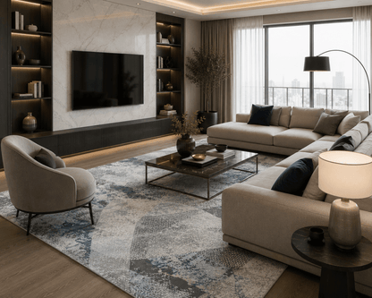 Sigma 241 Gris Azul - Kodaz CarpetKodaz Carpet