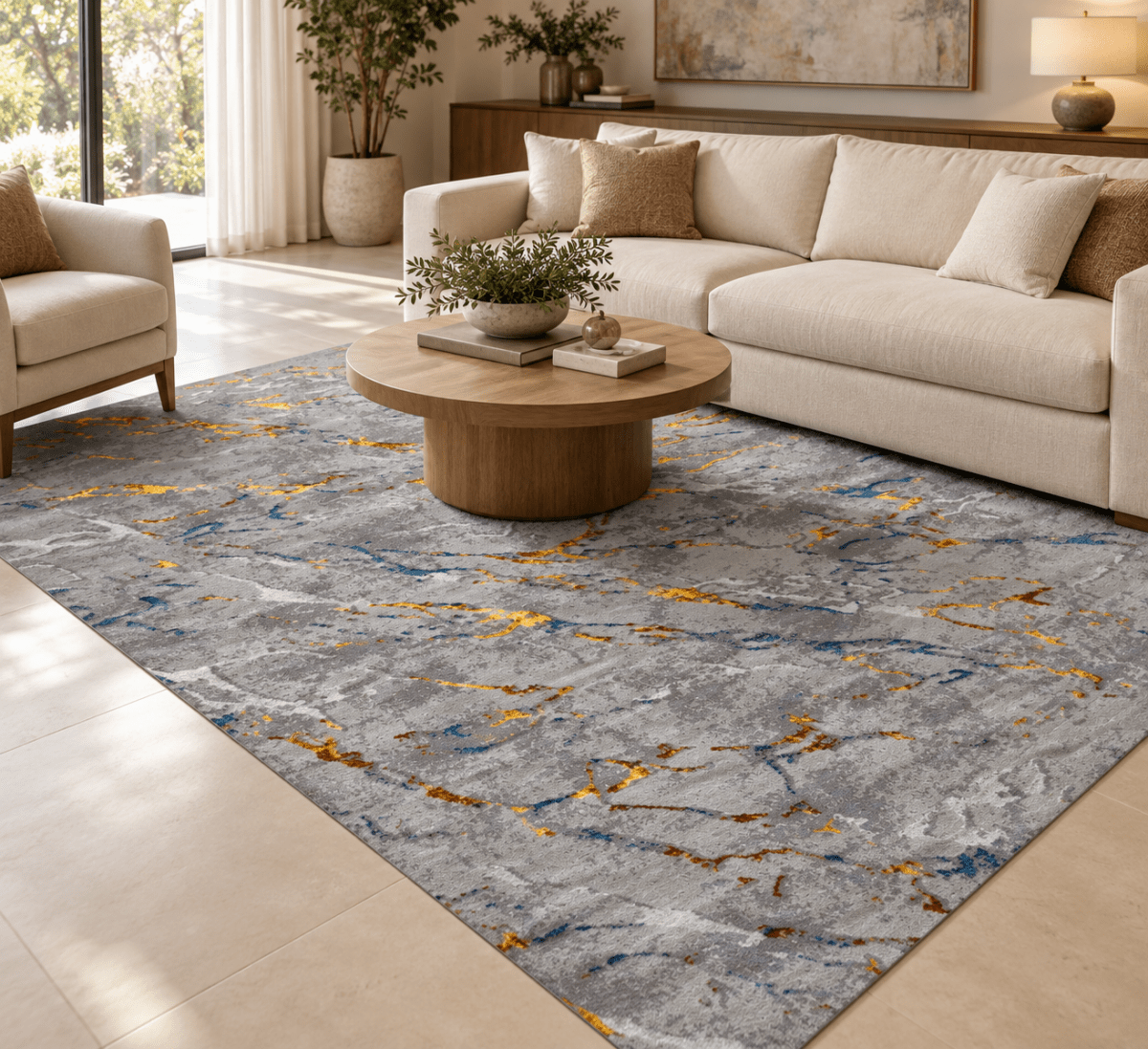 Zeta 428 Gris - Kodaz CarpetKodaz Carpet