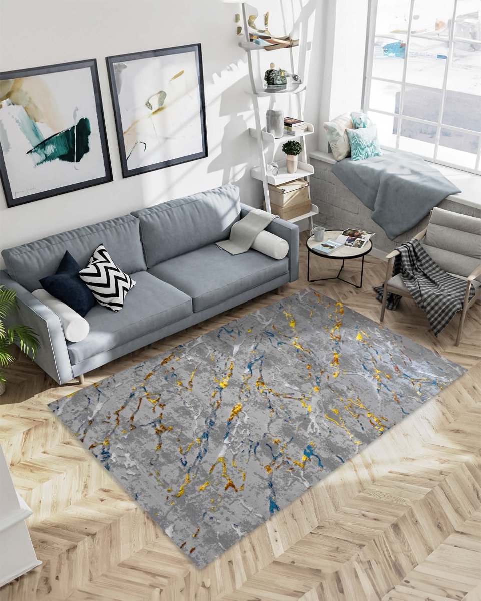 Zeta 428A Gris Azul | Alfombra Kodaz Carpet