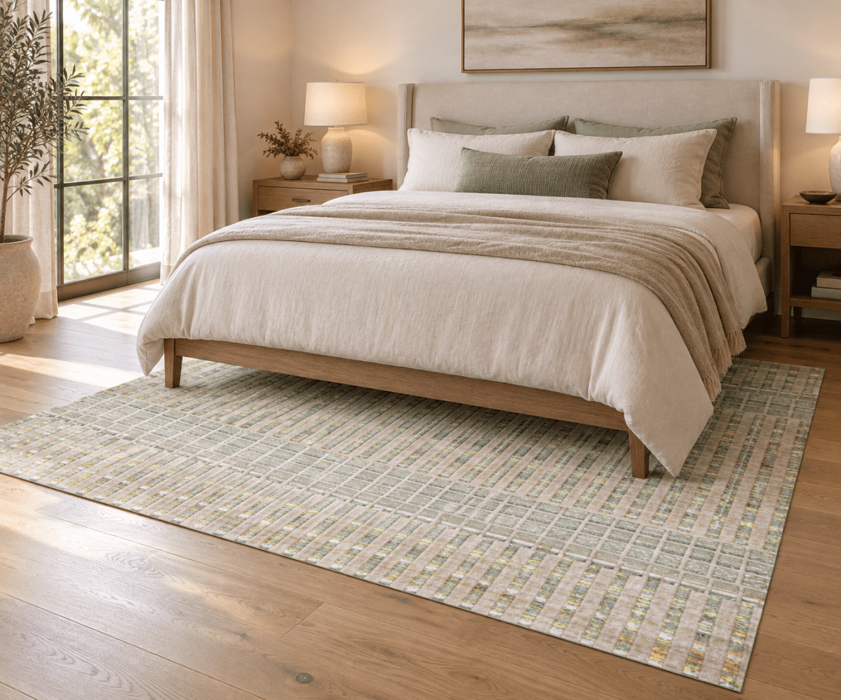 Zeta 487 Beige Verde - Kodaz CarpetKodaz Carpet