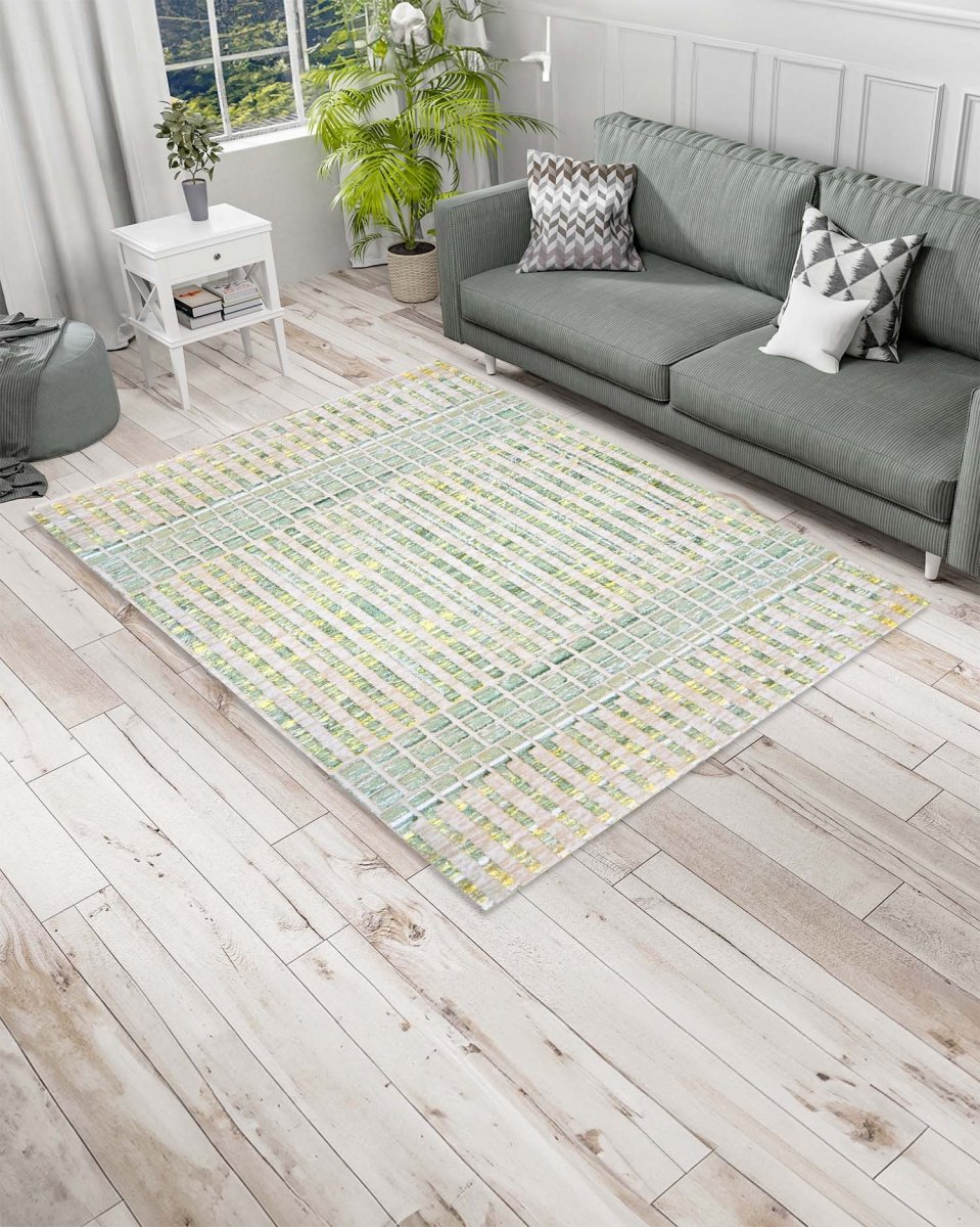 Zeta 487A Beige Verde | Alfombra Kodaz Carpet